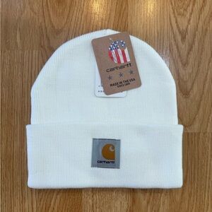 Brand New Carhartt Beanie NWT White